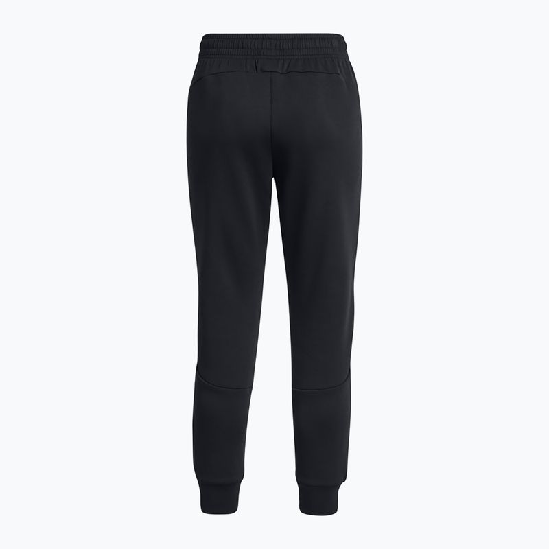 Dámske nohavice Under Armour Unstoppable Fleece Jogger black/black 7