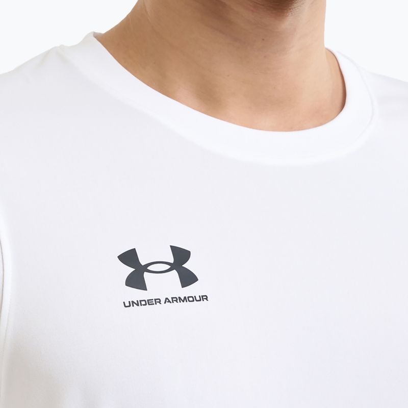 Pánske futbalové tričko Under Armour Challenger Train white/black 4