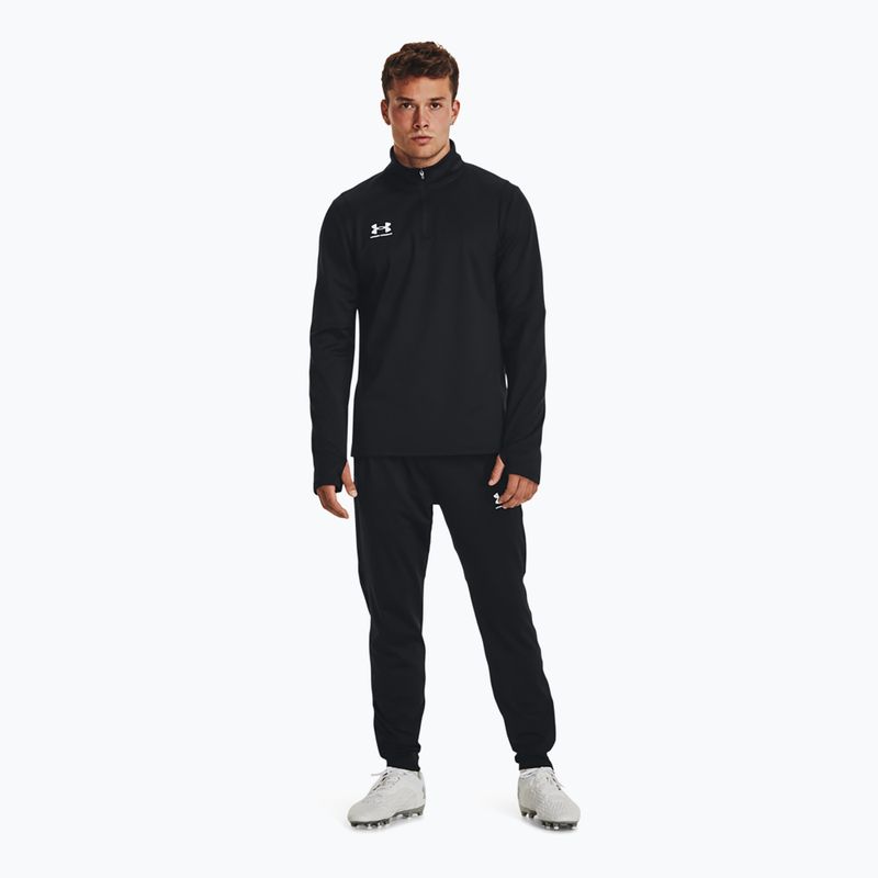 Pánske futbalové nohavice Under Armour Challenger Train black/white 2