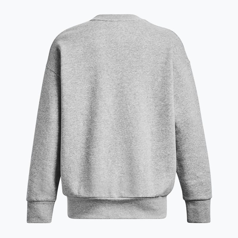 Dámska mikina Under Armour Icon Fleece Crew mod grey light heather/white 10