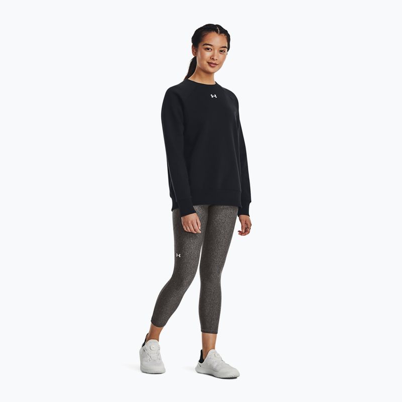 Dámska mikina Under Armour Rival Fleece Crew black/white 2