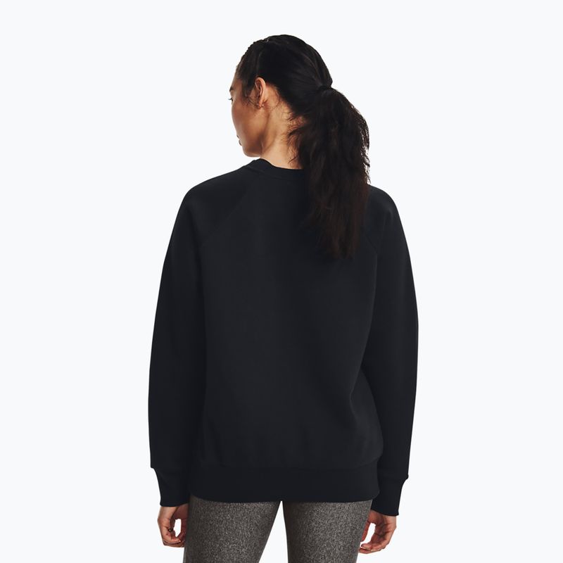 Dámska mikina Under Armour Rival Fleece Crew black/white 3