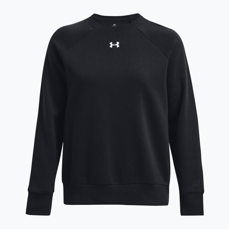 Dámska mikina Under Armour Rival Fleece Crew black/white 5