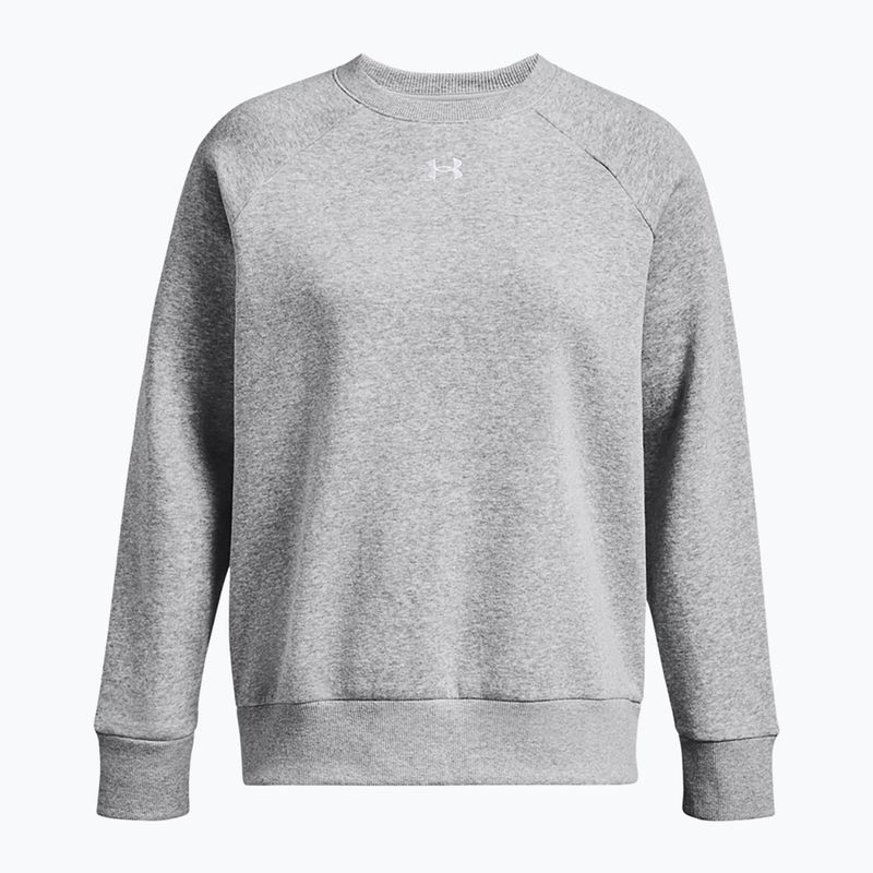 Dámska mikina Under Armour Rival Fleece Crew mod gray light heather/white 5