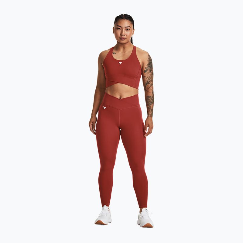 Dámske tréningové tielko Under Armour Project Rock LetsGo Crssover Top heritage red 2