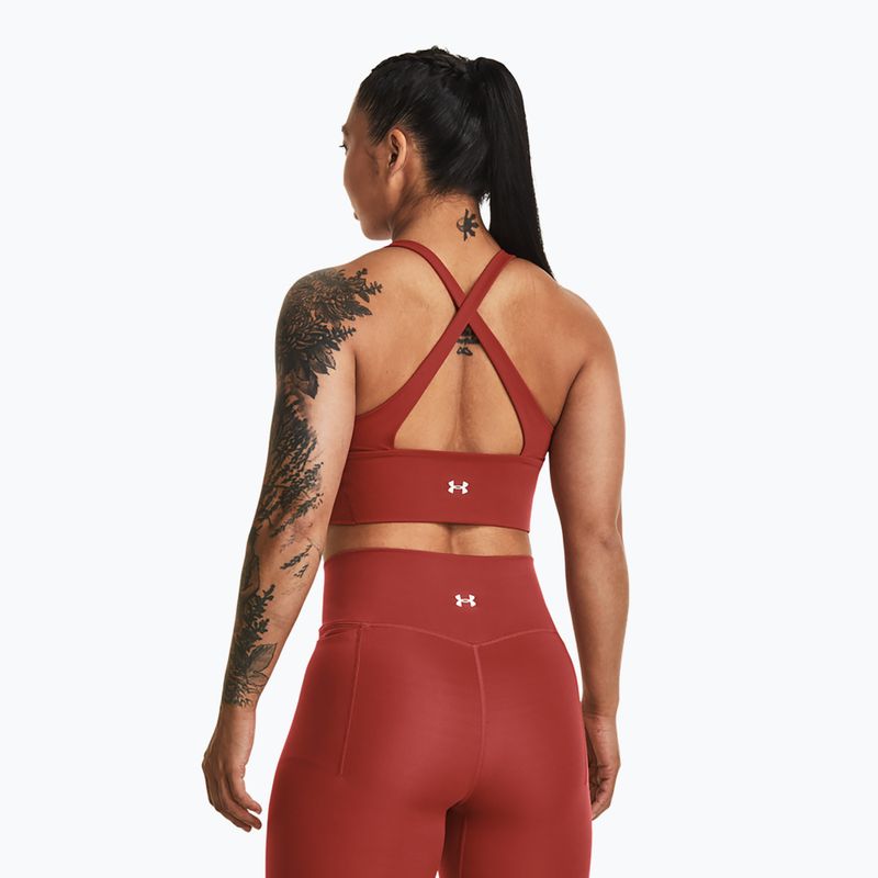 Dámske tréningové tielko Under Armour Project Rock LetsGo Crssover Top heritage red 3