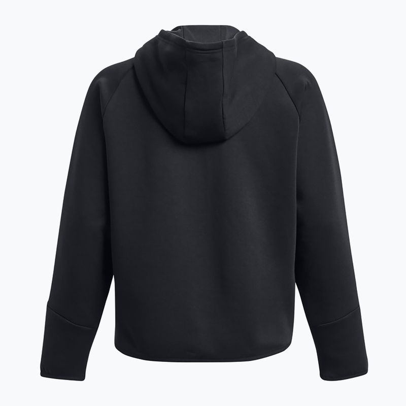 Dámska mikina Under Armour Unstoppable Fleece FZ black/black 6