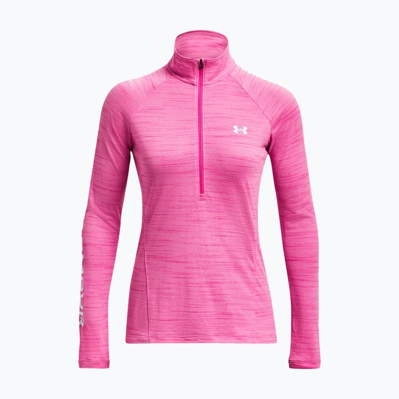 Under Armour dámska mikina Evolved Core Tech 1/2 Zip rebel pink/white 5