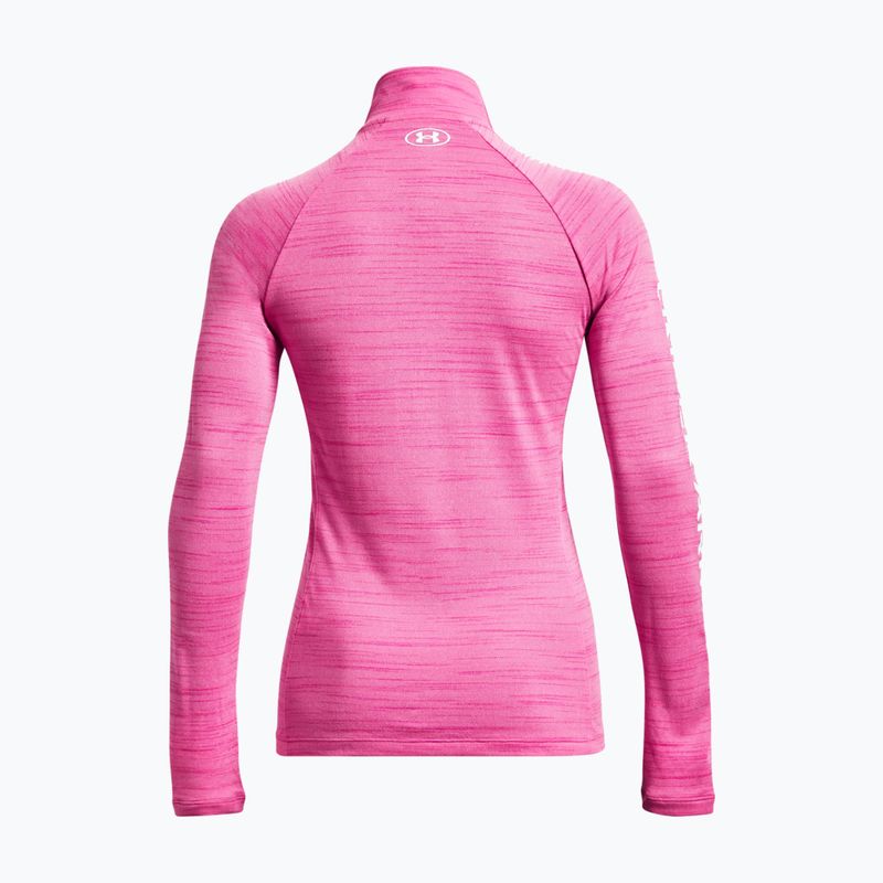 Under Armour dámska mikina Evolved Core Tech 1/2 Zip rebel pink/white 6