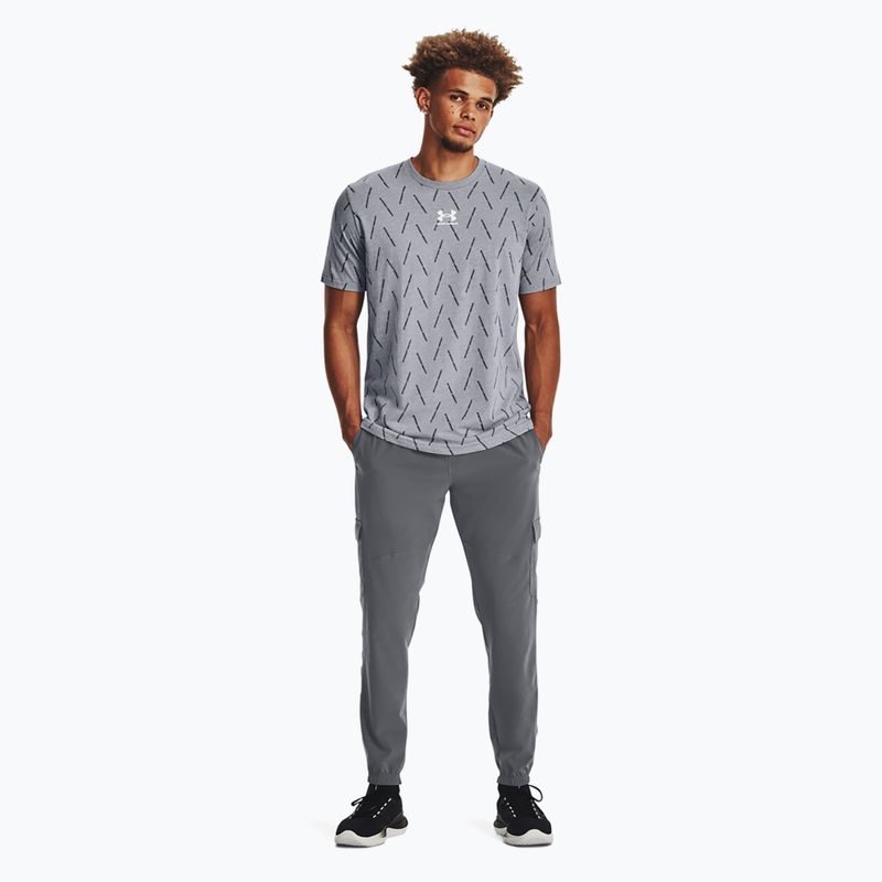 Pánske nohavice Under Armour Stretch Woven Cargo pitch gray/black 2