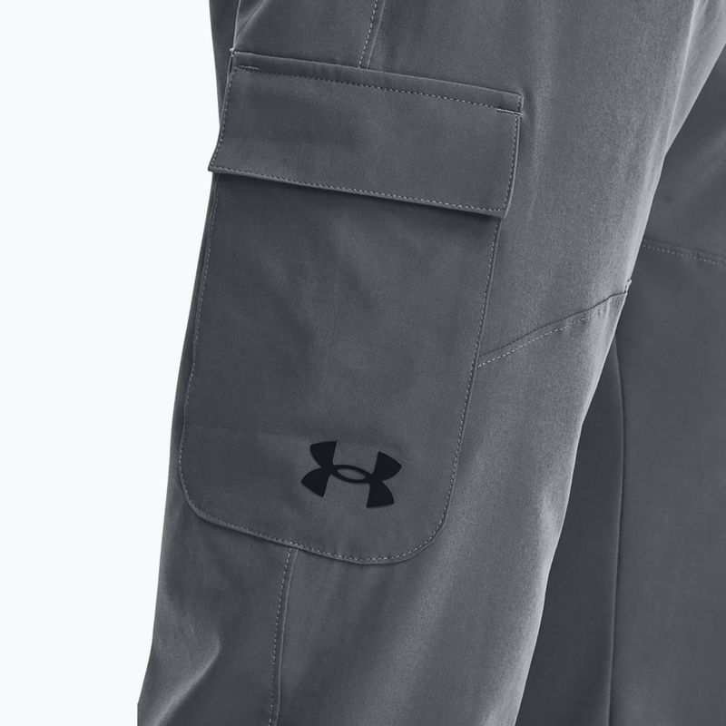 Pánske nohavice Under Armour Stretch Woven Cargo pitch gray/black 4
