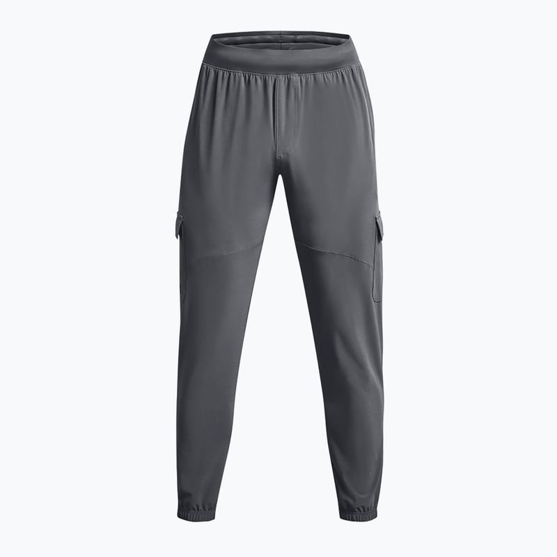 Pánske nohavice Under Armour Stretch Woven Cargo pitch gray/black 5