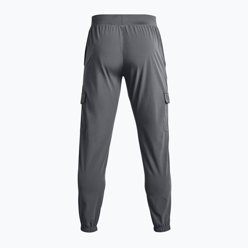 Pánske nohavice Under Armour Stretch Woven Cargo pitch gray/black 6