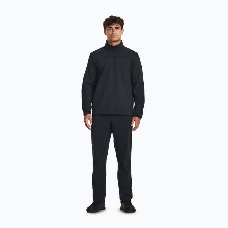 Pánska mikina Under Armour Tactical Rival Job Fleece 1/4 Zip black/black/black 2
