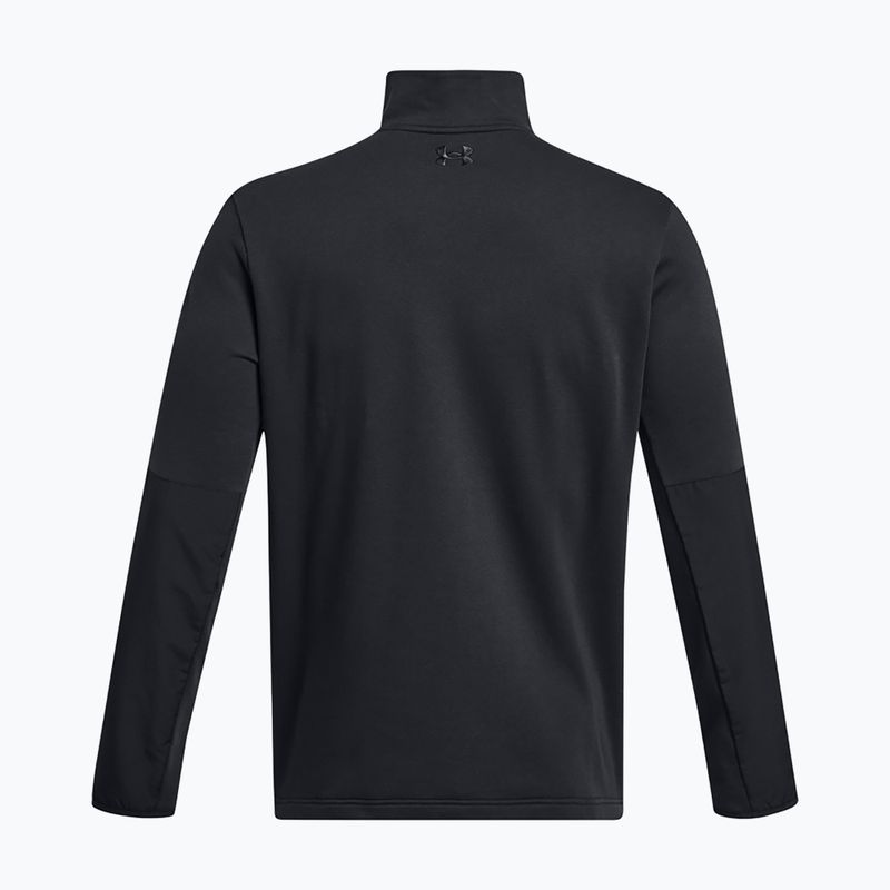 Pánska mikina Under Armour Tactical Rival Job Fleece 1/4 Zip black/black/black 6