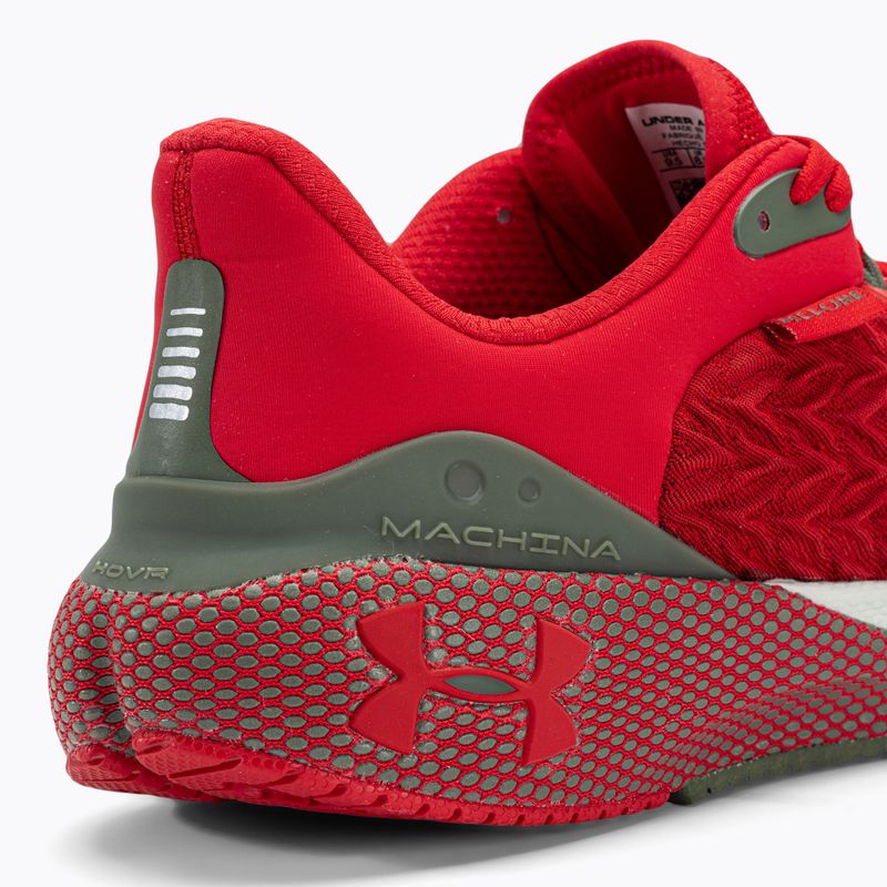 Under Armour Hovr Machina 3 Clone pánska bežecká obuv red/red 9