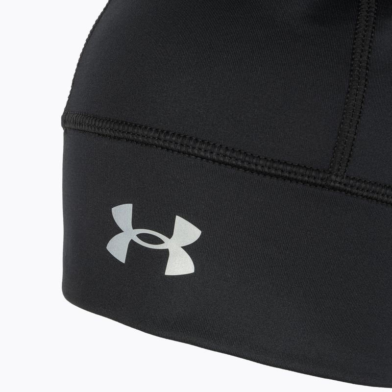 Pánska bežecká čiapka Under Armour Storm Launch Beanie black/reflective 3