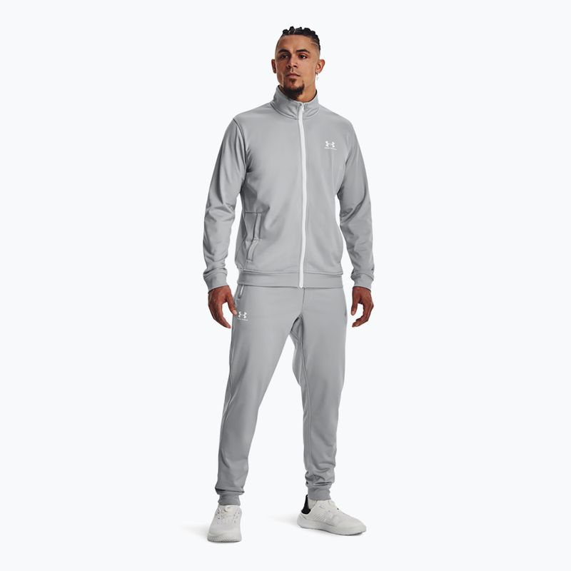 Pánska mikina Under Armour Sportstyle Tricot mod gray/white 2