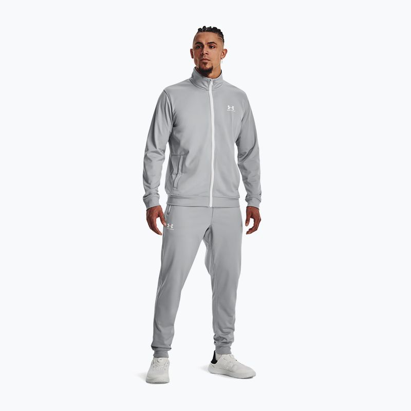 Pánska mikina Under Armour Sportstyle Tricot mod gray/white 2