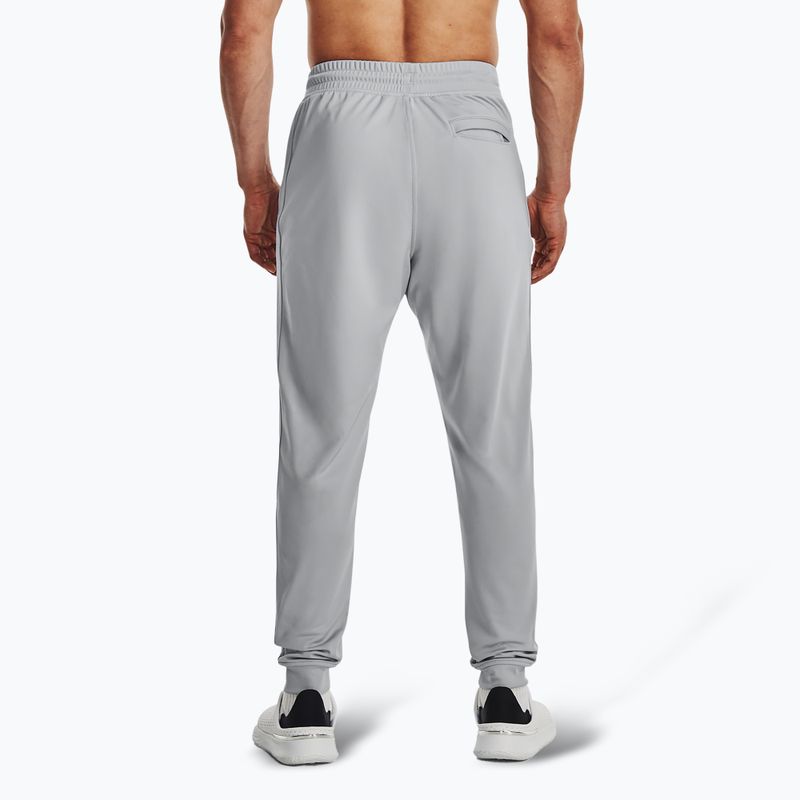 Pánske nohavice Under Armour Sportstyle Tricot Jogger mod šedá/biela 3