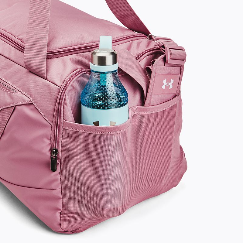 Taška Under Armour Undeniable 5.0 Duffle M 58 l pink elixir/white 5