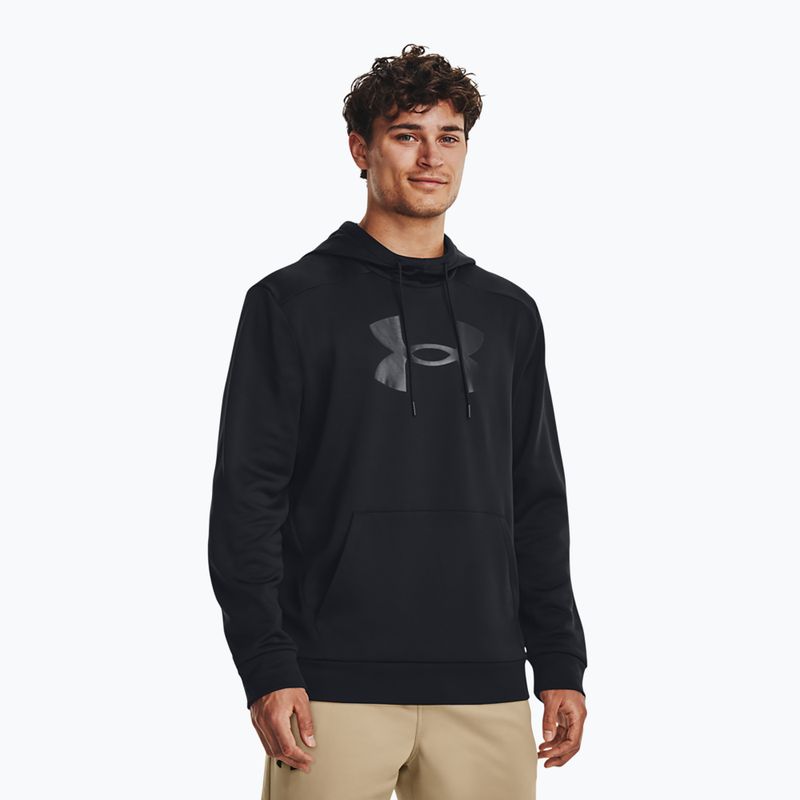 Pánska mikina Under Armour Fleece Big Logo HD black/black