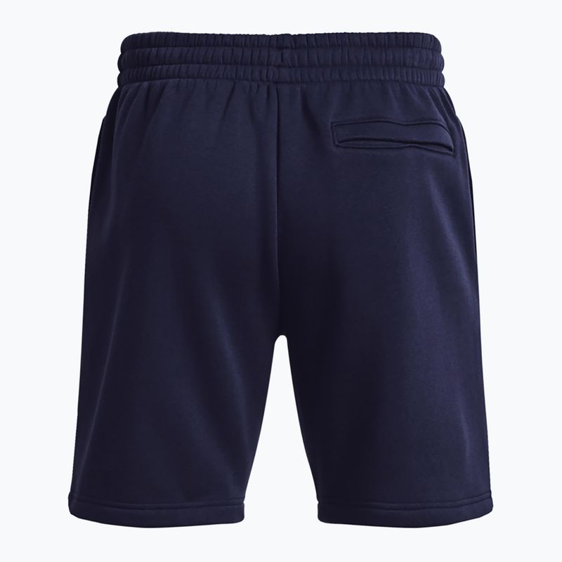 Pánske šortky Under Armour Icon Fleece midnight navy/white 2