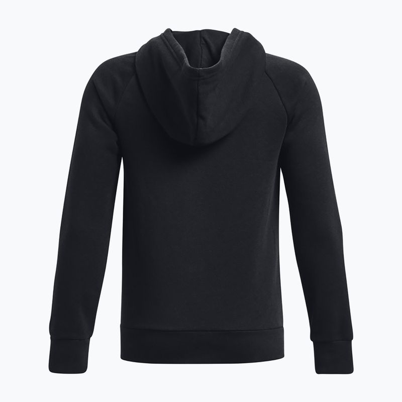 Detská mikina Under Armour Rival Fleece FZ Hoodie black 2