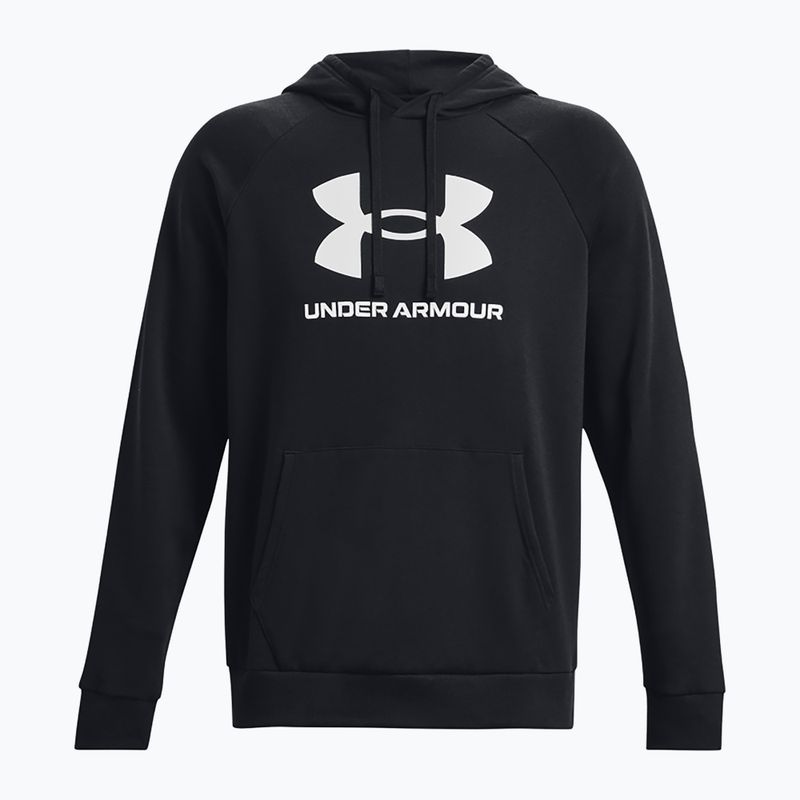 Pánska mikina Under Armour Rival Fleece Logo HD black/white 4