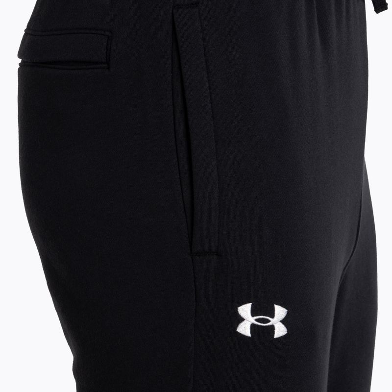 Under Armour pánske tréningové nohavice Rival Fleece Joggers black/white 6