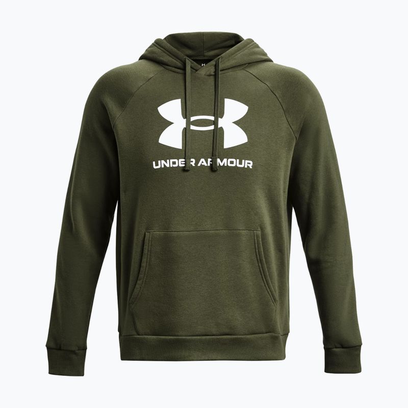 Under Armour pánska mikina Rival Fleece Logo HD marine od green/white 4