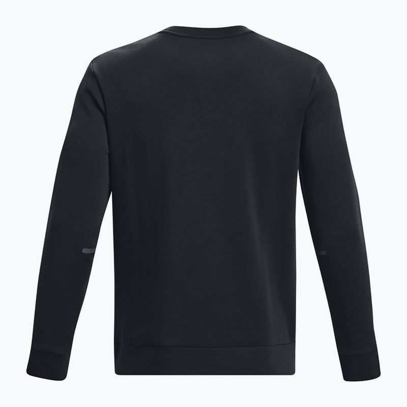 Pánska mikina Under Armour Unstoppable Fleece Crew black/black 6