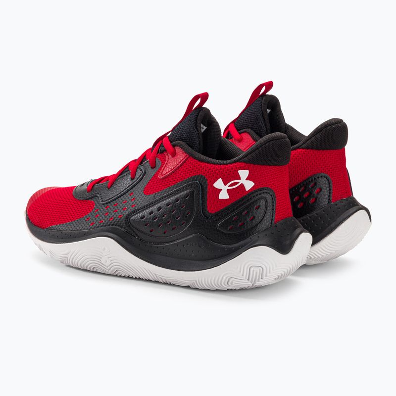 Basketbalové topánky Under Armour Jet'23 red/black/white 3