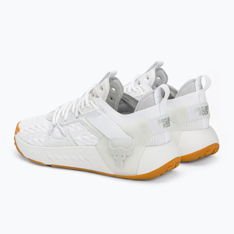 Pánska tréningová obuv Under Armour Project Rock 6 white/white/halo gray 3