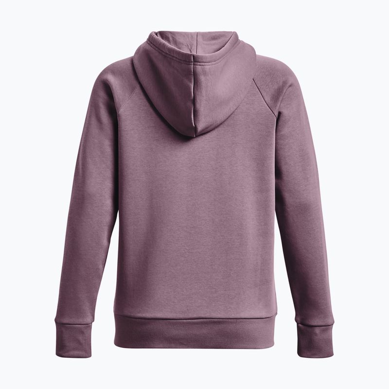 Dámska tréningová mikina Under Armour Rival Fleece Big Logo misty purple/white 6