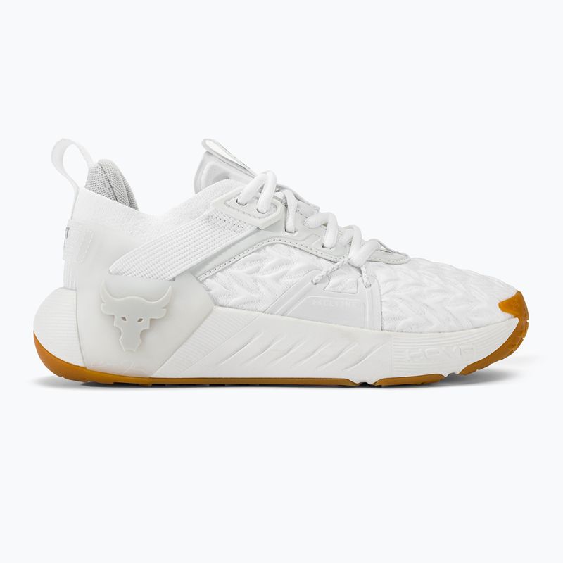 Dámska tréningová obuv Under Armour Project Rock 6 white/white/halo gray 2