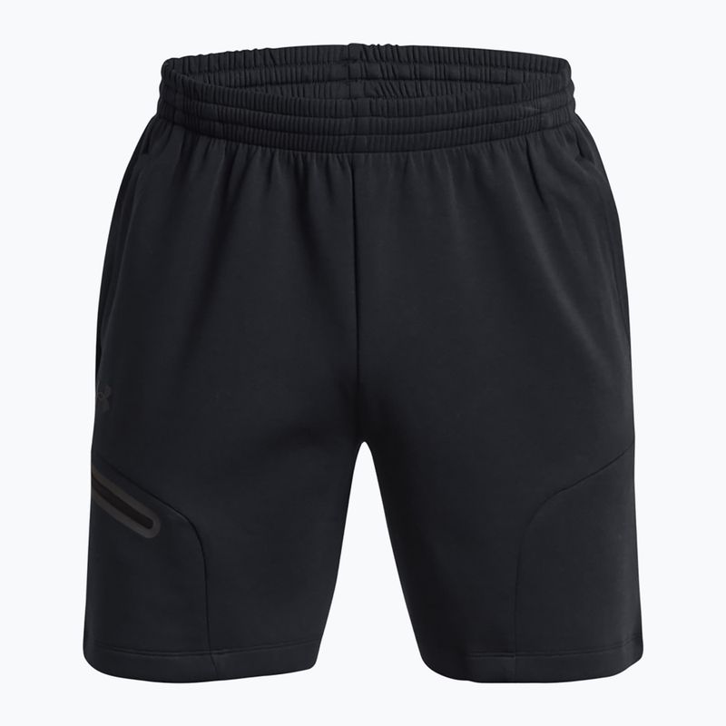 Pánske tréningové šortky Under Armour Unstoppable Fleece black/black 5