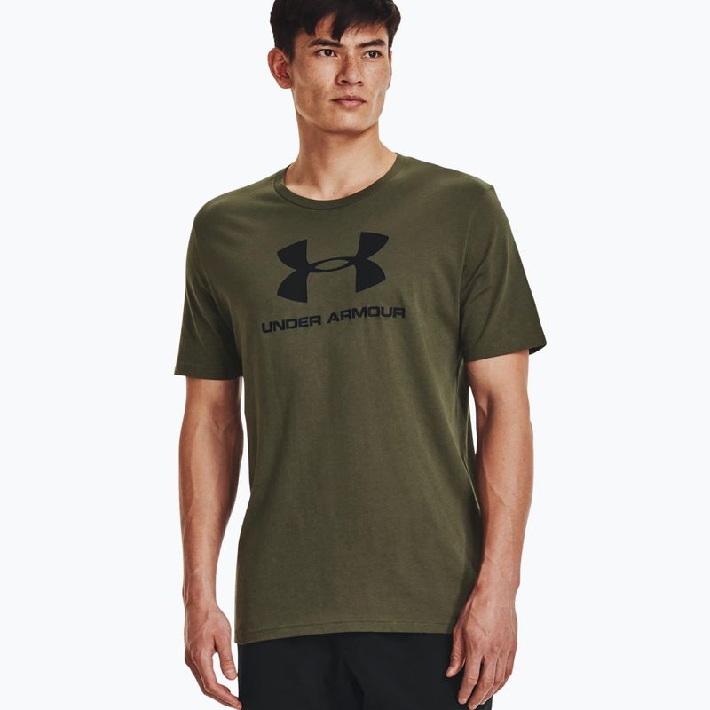 Pánske tričko Under Armour Sportstyle Logo marine od green// black