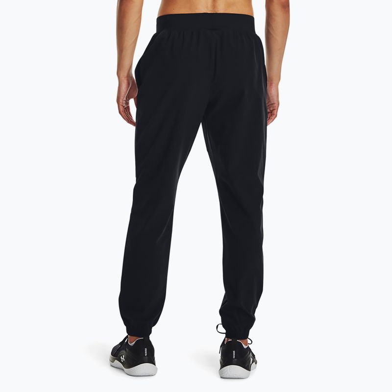 Pánske športové nohavice Under Armour Stretch Woven Joggers black/pitch grey 3