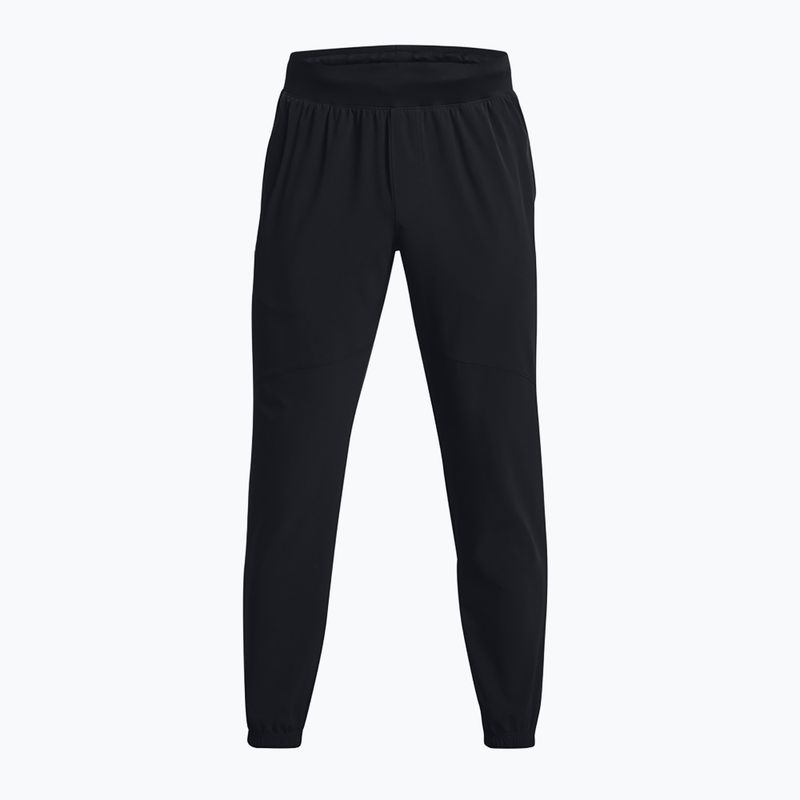 Pánske športové nohavice Under Armour Stretch Woven Joggers black/pitch grey 6