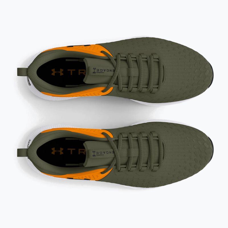 Under Armour Charged Engage 2 pánska tréningová obuv marine from green/formula orange/black 13