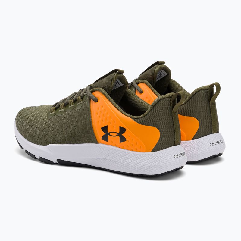 Under Armour Charged Engage 2 pánska tréningová obuv marine from green/formula orange/black 3