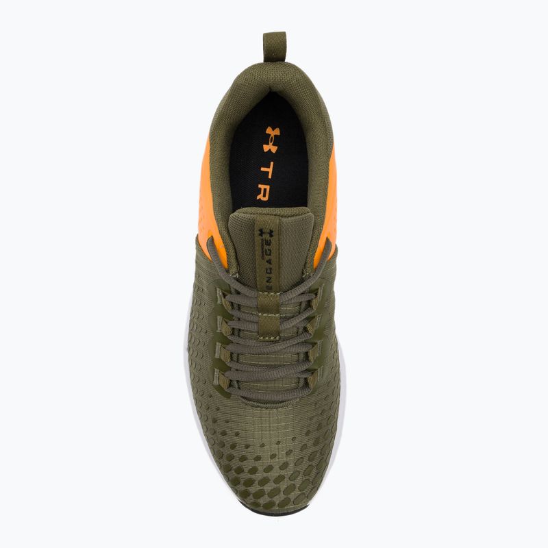 Under Armour Charged Engage 2 pánska tréningová obuv marine from green/formula orange/black 6