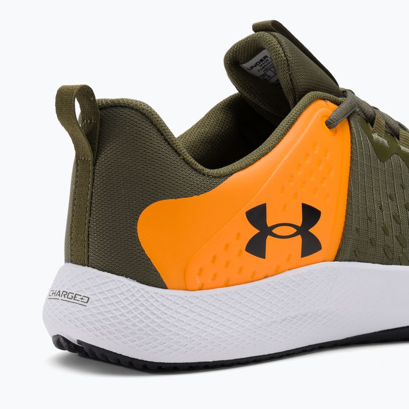 Under Armour Charged Engage 2 pánska tréningová obuv marine from green/formula orange/black 9