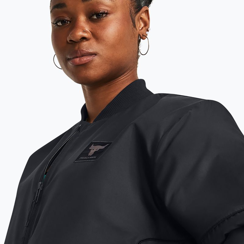 Dámska bunda Under Armour Project Rock Bomber black 6