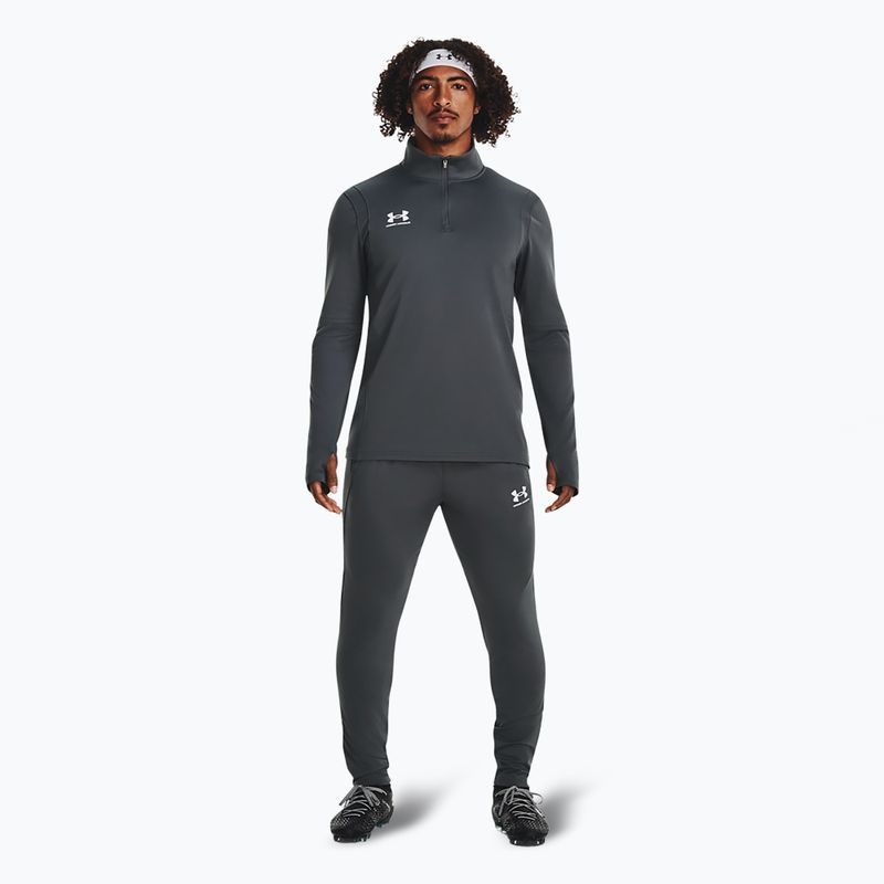 Pánska futbalová mikina Under Armour Challenger Midlayer castlerock/white 2