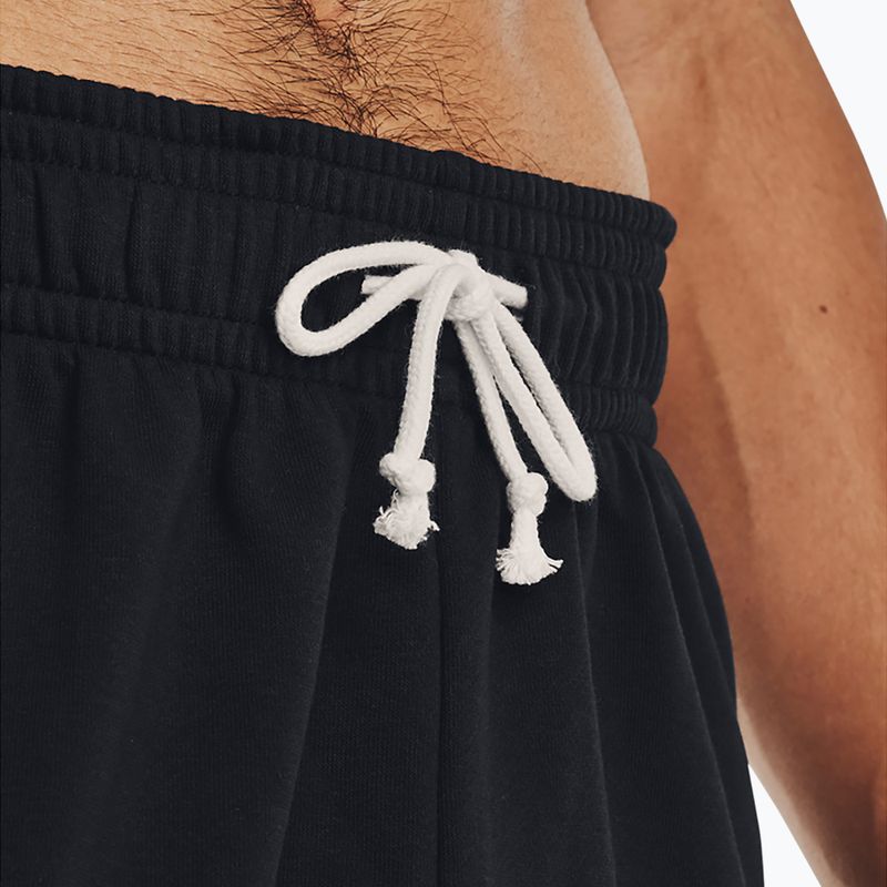 Pánske šortky Under Armour  Rival Terry 6in black/onyx white 4