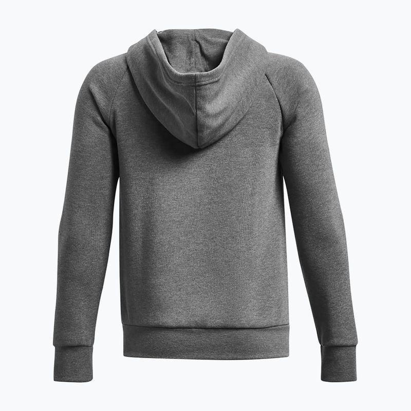 Detská mikina Under Armour Rival Fleece FZ Hoodie grey 2