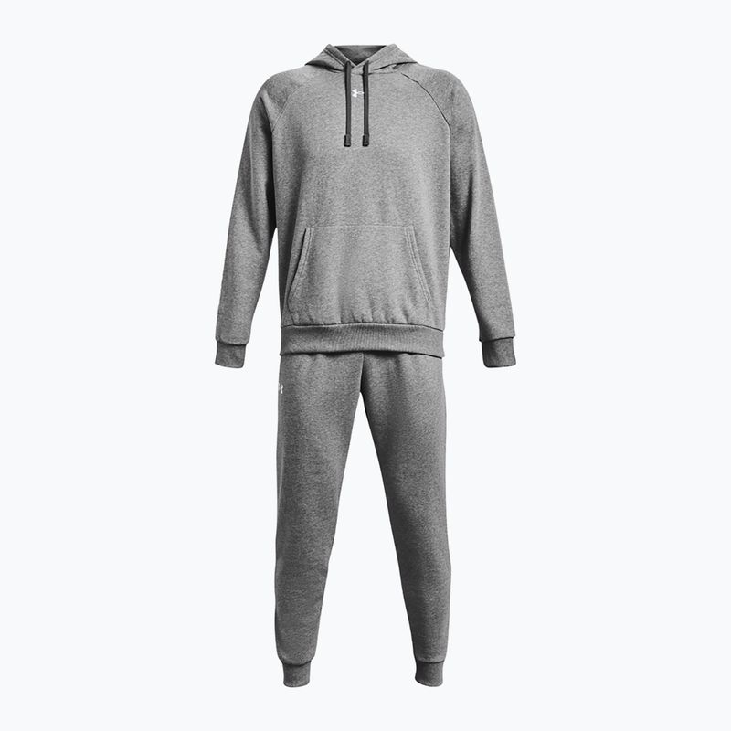 Pánska tepláková súprava Under Armour Rival Fleece Suit castlerock light heather/white 5