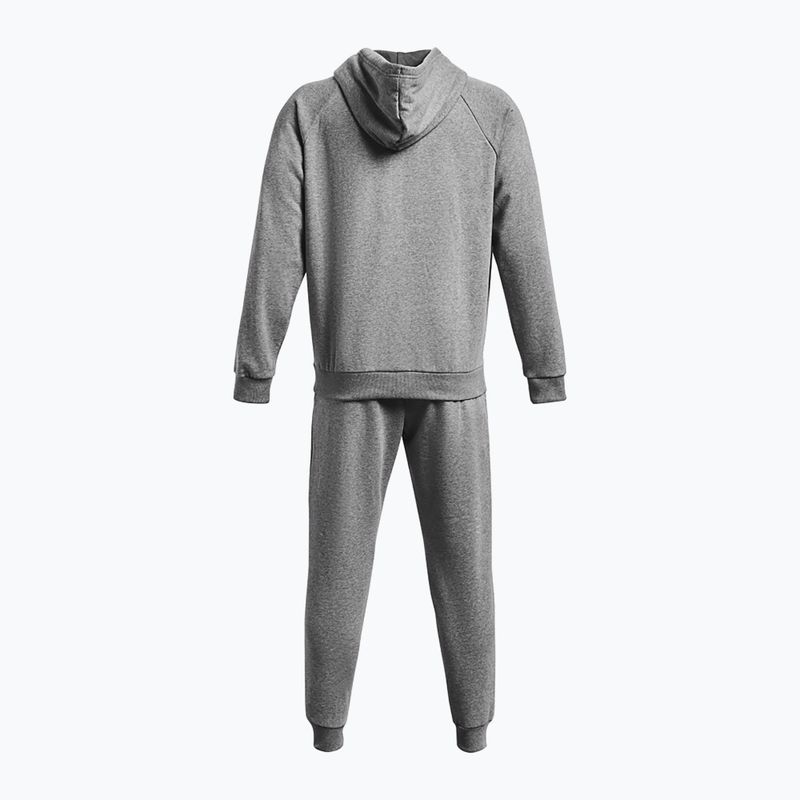 Pánska tepláková súprava Under Armour Rival Fleece Suit castlerock light heather/white 6